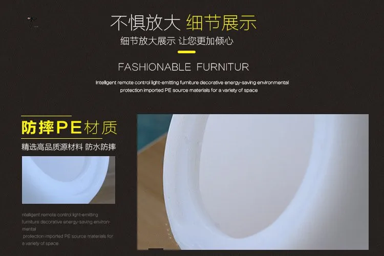 Led Egg-shaped Table Lamp Colorful Luminous KTV Lamp Remote Control Charging 16 Colors Western Restaurant Decorative Bar Lamps