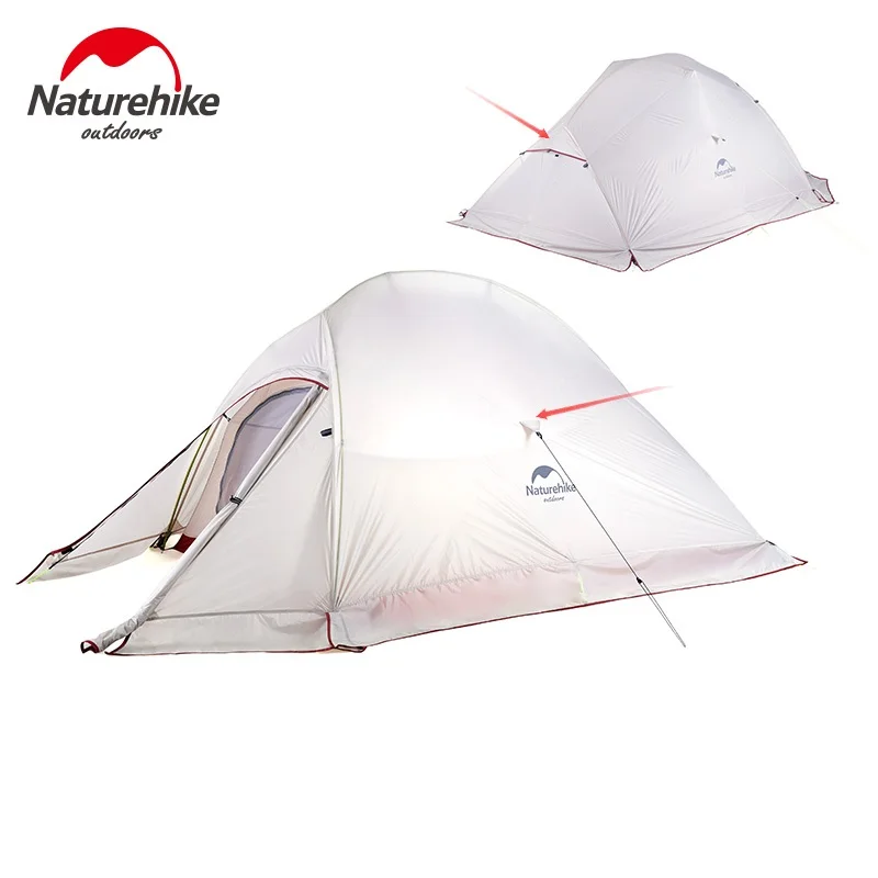 Naturehike обновленная облачная 2 серия 1 человек 2 человек 3-4 человек Сверхлегкая палатка для кемпинга уличная зимняя походная Экипировка