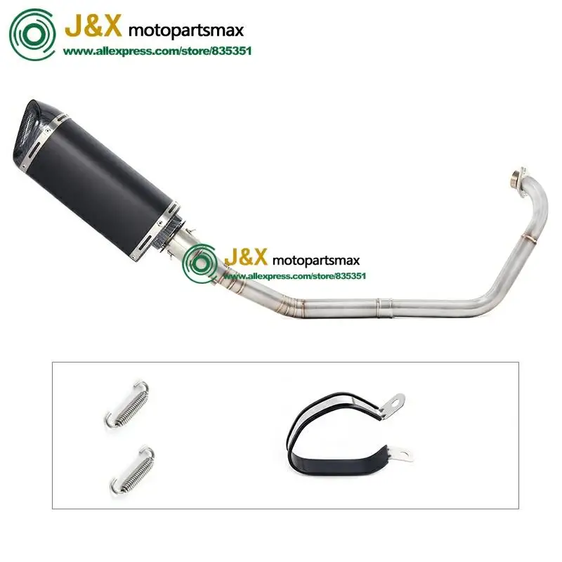 Полная выхлопная система мотоцикла Escape slip on для yamaha YZF R15 MT15 MT-15 2008- средняя труба глушителя DB-Killer
