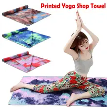 Утолщенный Расширенный галстук-краситель мягкий дорожный спортивный фитнес-упражнения Йога Пилатес коврик покрытие полотенце одеяло нескользящее спортивное полотенце