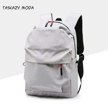 

New Waterproof Men Women Backpack 15.6 Inches Laptop Back Pack Large Capacity Stundet Backpacks Pleated Casual School Bags 2020