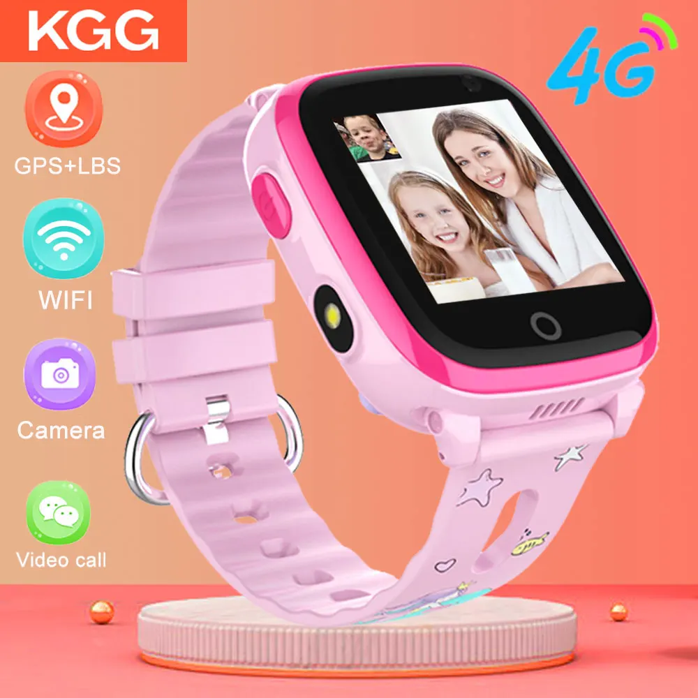  IP67 Waterproof Kids Smart watch 4G Remote Camera GPS WI-FI Kids Children Students Wristwatch SOS V