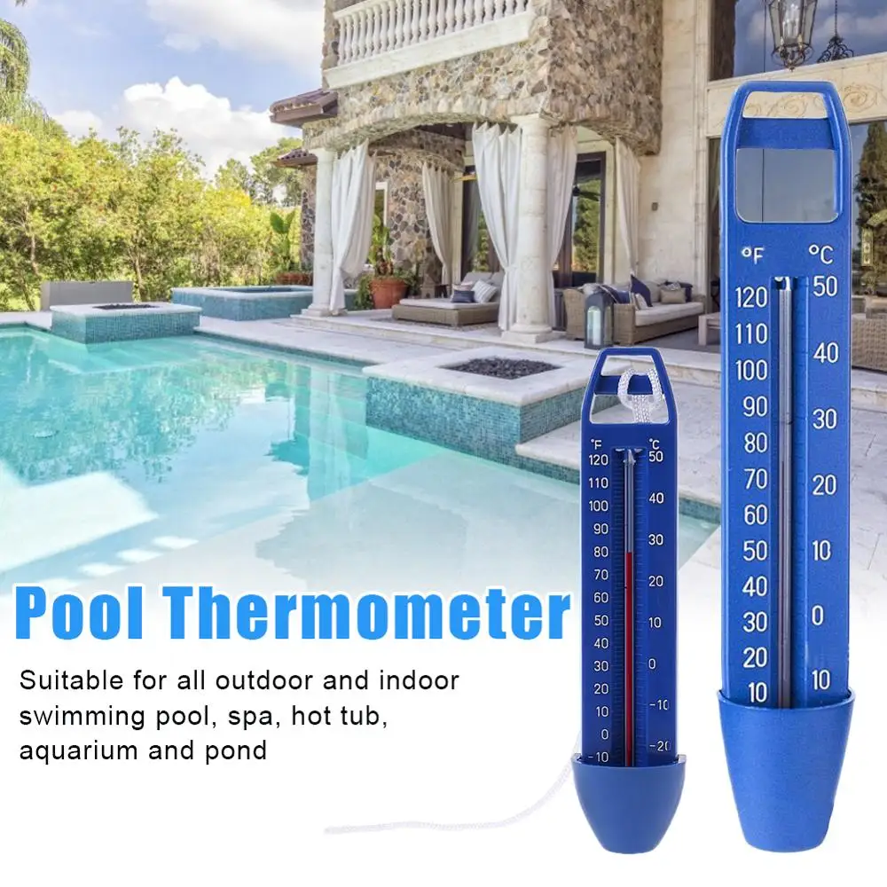 

Ponds Water Temperature Meter ABS Swimming Pool Multi-functional Durable Floating Thermometer Practical SPA Hot Tub Tool