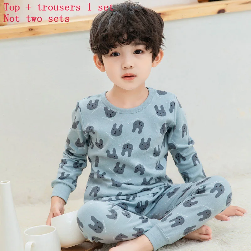 LMT-ADMY Children's Clothing Christmas Sets Boys Sleepwear Clothes Kids Pajamas Set Baby Girls Cotton Christmas Cartoon Pijamas Spring - Цвет: LMT-ADMY