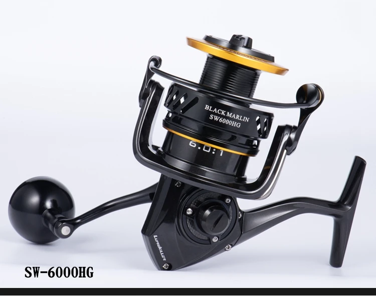 Lurekillerリール sw6000HG Lurekiller Fishing Reel Black Marlin | Lurekiller Jigging