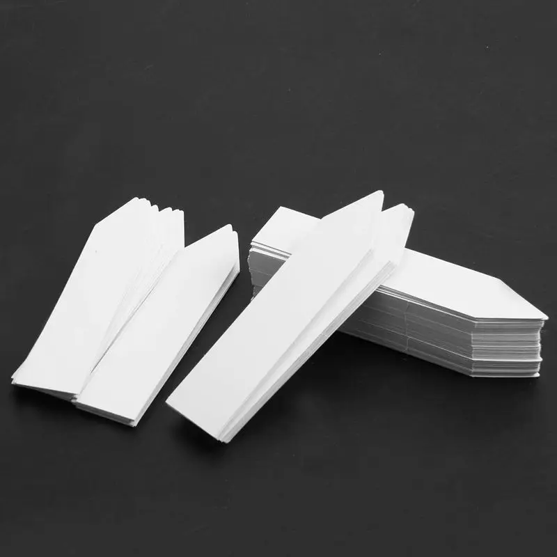 Горячие 100 шт пластиковые этикетки для растений сева резки овощей кустарники маркеры