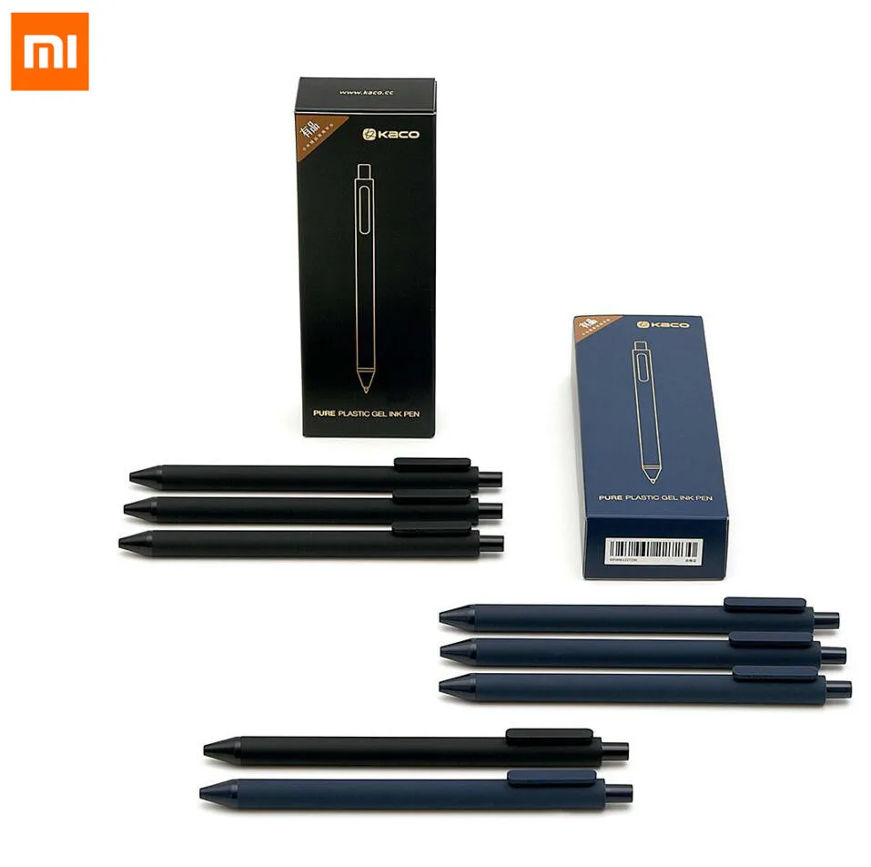 Оригинальная ручка для подписи Xiaomi Mijia KACO 0 5 мм Xiomi Mi Gal чернила гладкого письма