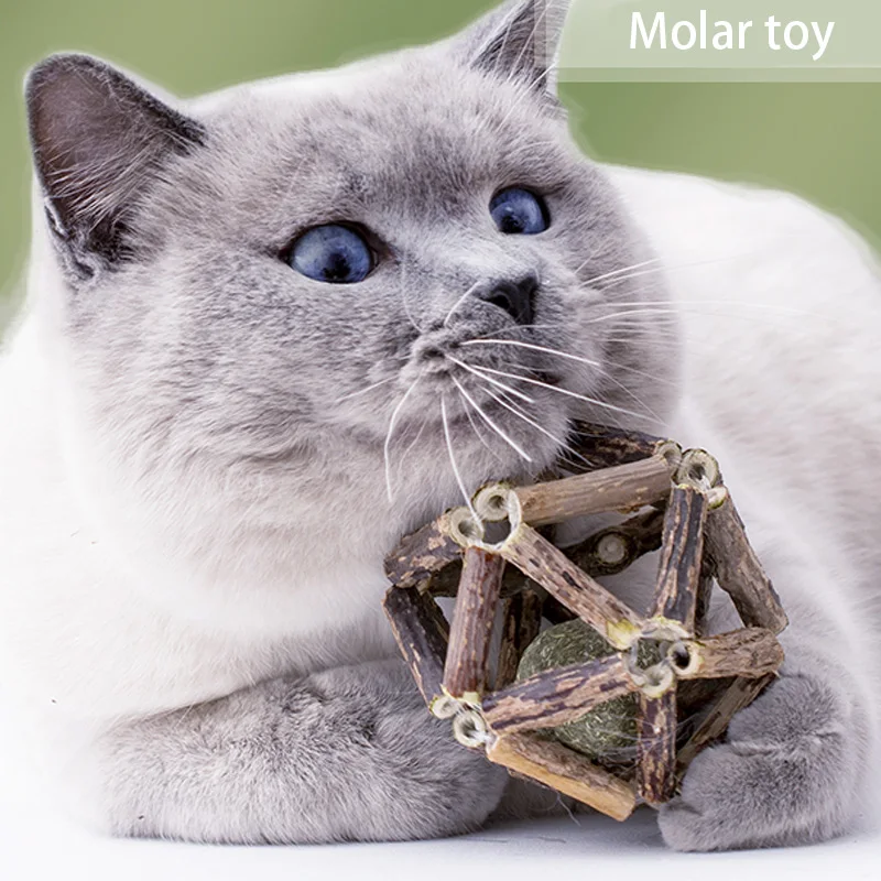 

Catnip Toy Funny Beneficial Pet Toys Interactive Cat Nip Toys Catnip Ball Safety Healthy Pet Toy Products Clean Teeth Cat Toy