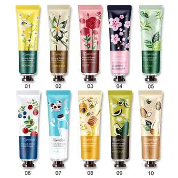 

NEW 10pcs Plant Fragrance Hand Cream Moisturizing Hand Care for Women Men Winter Travel