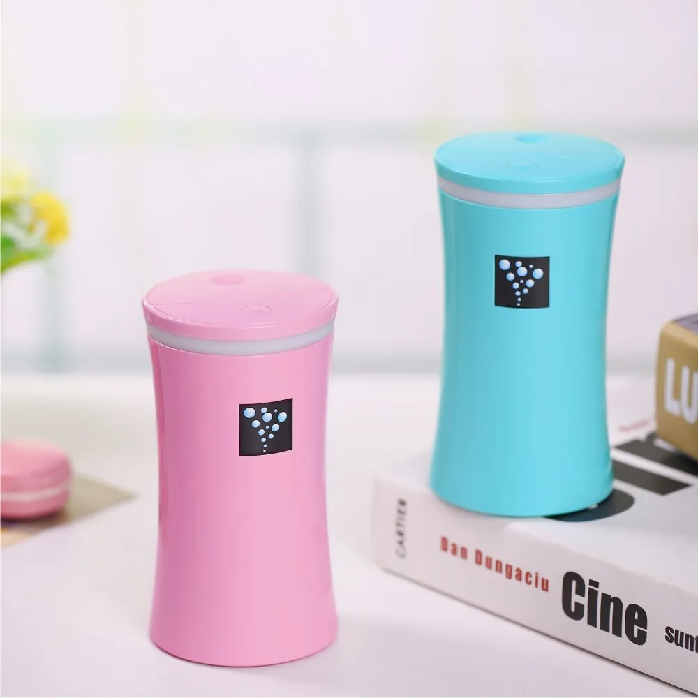 

Small O Second Generation Negative Ion Water Replenishing Instrument Mini USB Car Humidifier Slim Waist Beauty Spray LED Night L
