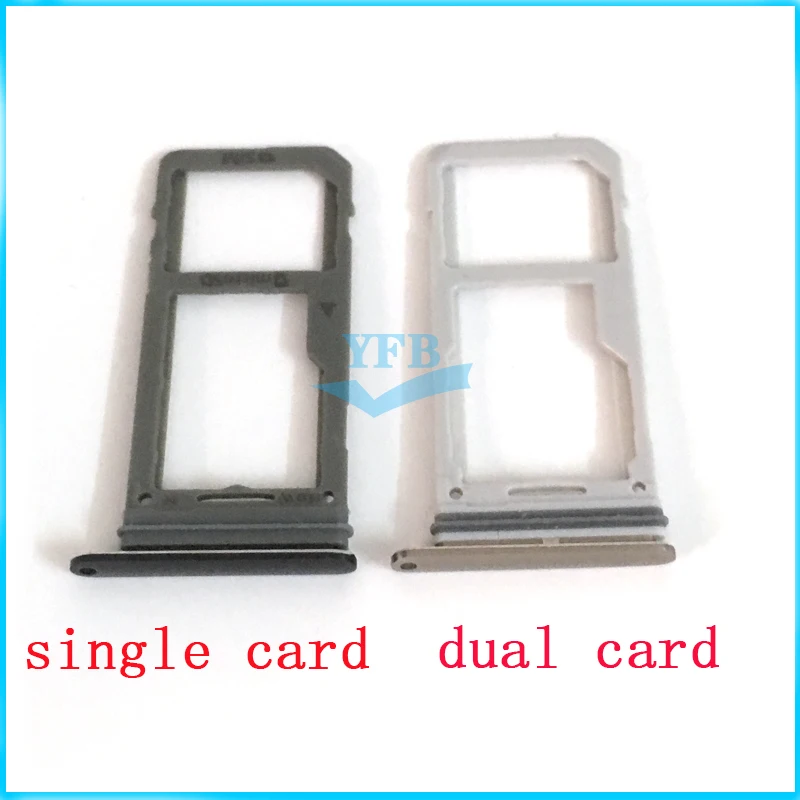 Single Dual Sim Card Tray Micro SD Holder Slot Replacement Part For Samsung Galaxy Note 8 N950 N950FD phone sim tray holder