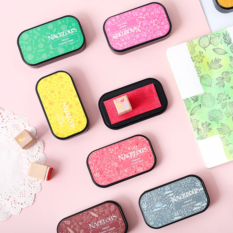 Washable Stamp Pad For Kids 12 Colors Craft Scrapbooking Ink Stamp Pads