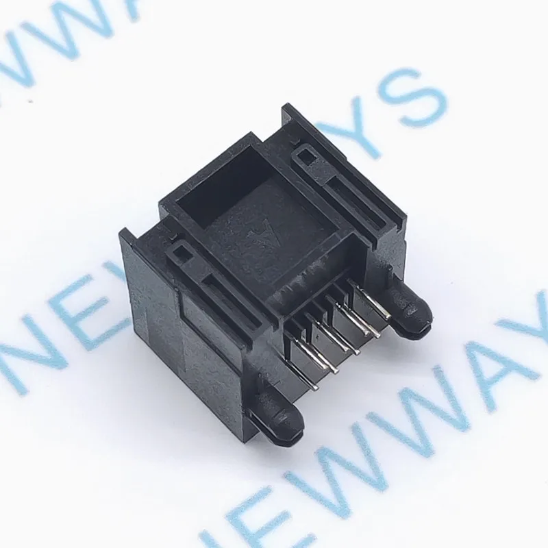 10 шт./лот все пластиковые без лампы сетевой интерфейс Rj45 гнездо 8P8C Кабельный