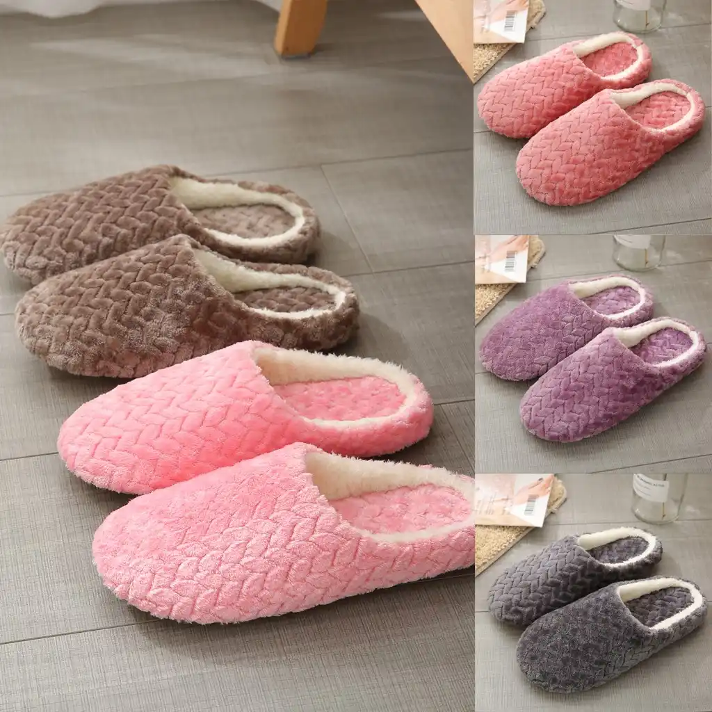 women's house slippers with rubber soles