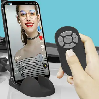 

Wireless Bluetooth Smart Phone Selfie Stick Remote Control Shutter For Phone Selfie Stick tiktok Live Streaming App For iPhone