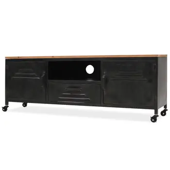 

vidaXL TV Cabinet 120x30x43 cm Black