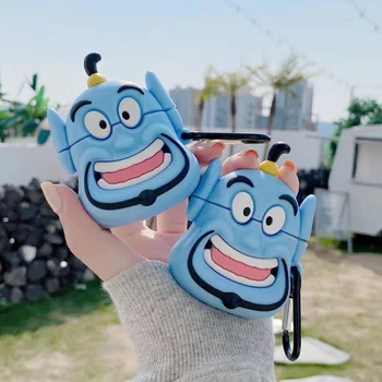 

3D Earphone Case For Airpods Pro Case Silicone Cartoon Lamp God Headphone/Earpods Cover For Apple Air pods 1 2 3 Case Keychain