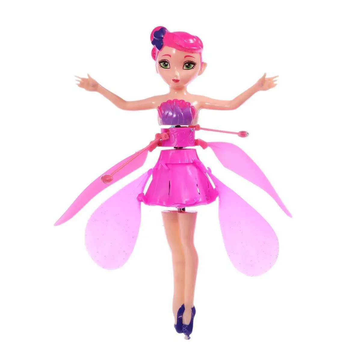 

Douyin Hot Selling Cross Border Sensing Flower Fairy Small Flying Immortal Induction Vehicle Children Plane Toy a Generation of