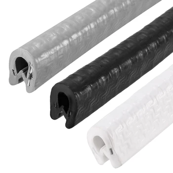 

uxcell Edge Trim U Seal Black Grey White PVC Plastic U Channel Edge Protector Fits 0.3-1.5mm 0.8-2.5mm Edge 3 Meters / 10ft