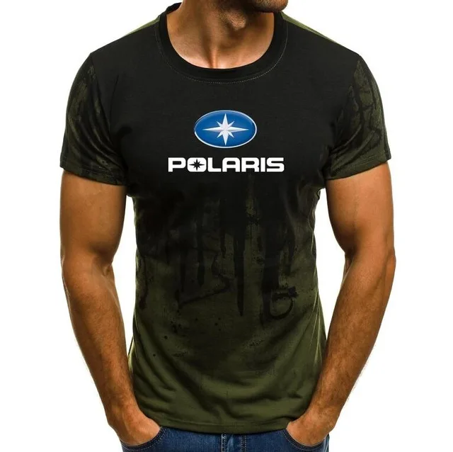 Летняя Новинка, модная мужская футболка с принтом Polaris snowmobile, хлопковая Повседневная мужская футболка с короткими рукавами, футболки marvel, мужские топы, футболки A