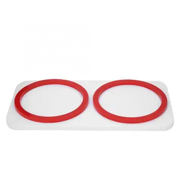 

Acrylic Red White Aquarium Base Placing for 2PCS 0.8L Liquid Container Titration Bucket Aquarium Container Base