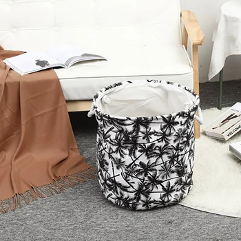 

Foldable Bag Laundry Basket Storage Durable Dirty Clothes Home Textile Bathroom Large Capacity Bedroom Free Standing Fabrics