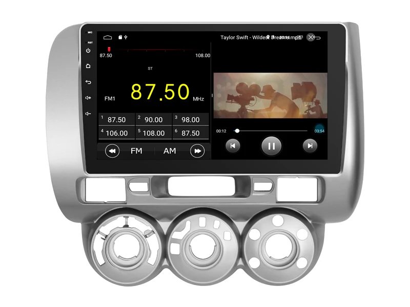 Flash Deal Car Multimedia Player 9inch IPS Screen Monitor GPS tape recorder Bluetooth Android 9.0 For HONDA FIT JAZZ 2006-2008 Auto Audio 4