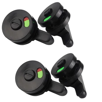 

4PCS/Lot PVC Door Lock Plastic Instructions Public Restroom Toilet Partition Door Lock Vacant Engaged Indicator Bathroom Zopah