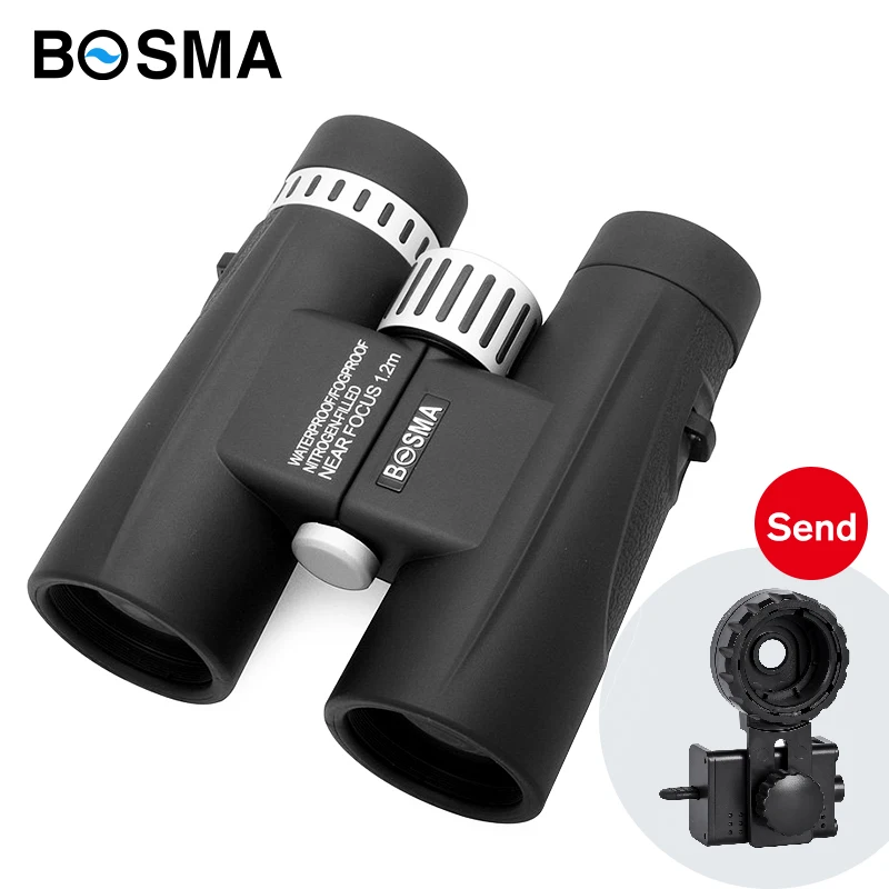 HD бинокль из алюминиевого сплава Optim 8X25 8X32 8X42 10X42 12X42 для охоты на открытом воздухе