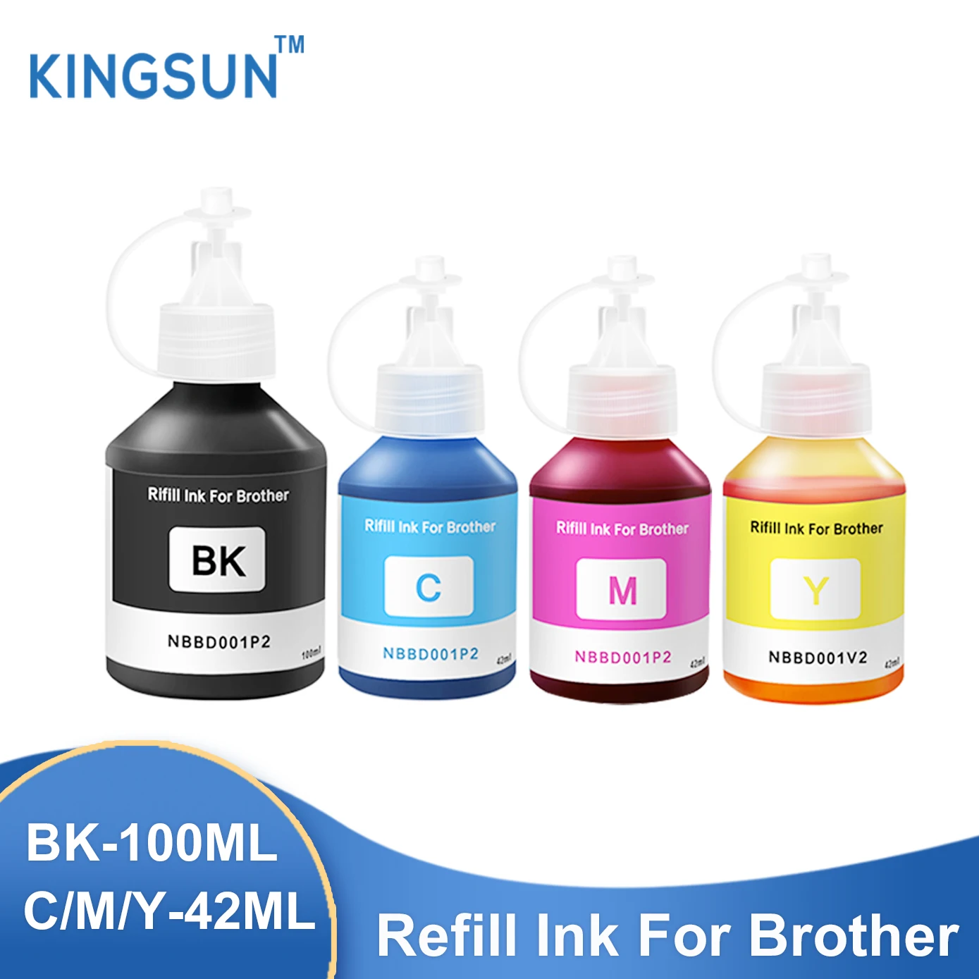 Refill Dye Ink Kit Compatible For Brother Dcp T300 T500w T700w Inkjet