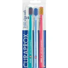 Тройная нагруженная зубная щетка CURAPROX CS 5460 швейцарская супер Мягкая зубная щетка случайный выпуск