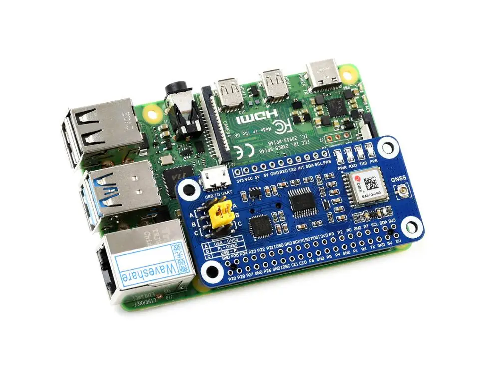 Фонарь для Raspberry Pi GPS ГЛОНАСС QZSS SBAS точное/Быстрое позиционирование с небольшим