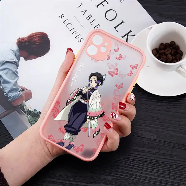 Kimetsu No Yaiba Demon Slayer Anime Phone Cases Matte For iPhone 12 13 Mini 11 Pro XR XS Max 7 8 Plus X Hard PC Back Cover a20