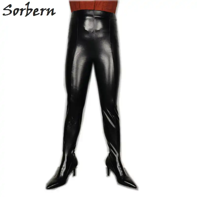 thigh high boots with leggings