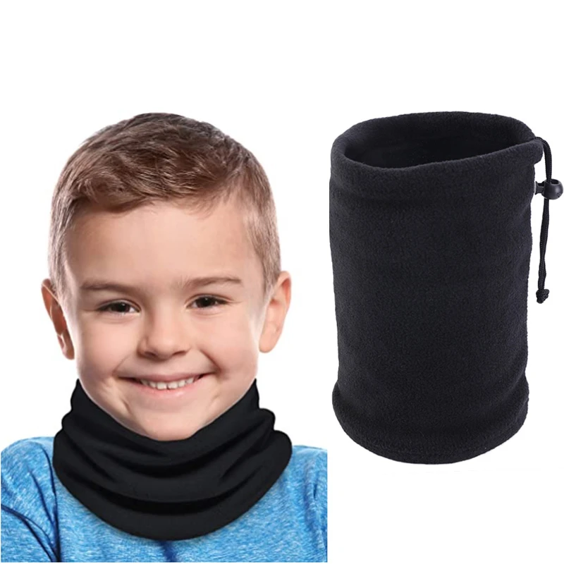 Bufanda de lana Polar para niños, protector de cuello de Color mascarilla facial de para Otoño e Invierno multifunción, nueva| Bufandas de niño| - AliExpress