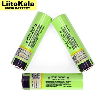 

Original Liitokala 2020 New NCR18650B 3.7V 3400mah 18650 rechargeable lithium battery Suitable for flashlight battery (No PCB)