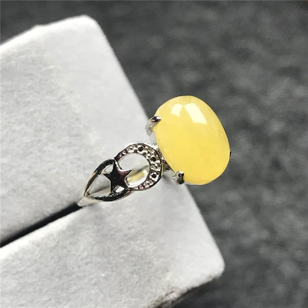 Yellow Amber Ring (90)