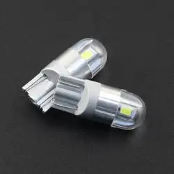 2 шт. высокой мощности T10 3030 2SMD супер яркий светодиодный Габаритные фонари автомобильные номерные знаки/чтение/указатель поворота лампочки