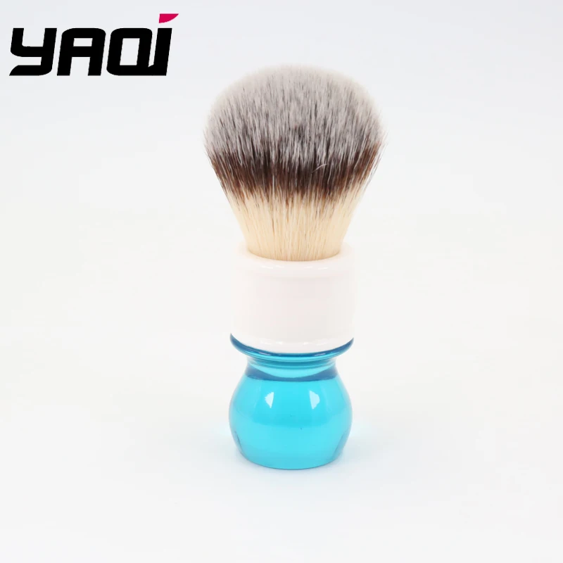 Yaqi-brochas de afeitar con nudo sintético para hombre, oferta especial, defectos, 24MM