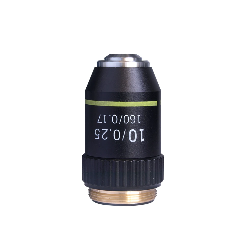 Microscope Objective Lens Biological Microscope 4X 10X 20X 40X 60X 100X 195 Biomicroscope System Bio-Microscope Biological Microscope Lab Laboratory Achromatic Objective Lens