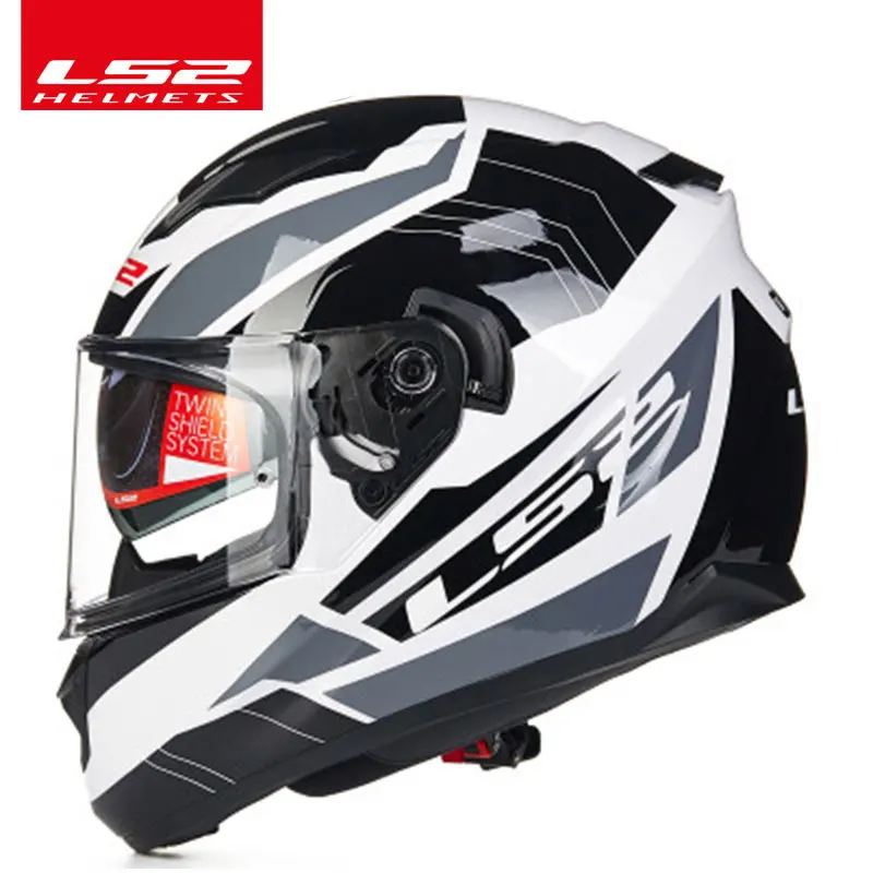 LS2 ff328 moto rcycle шлем с внутренним солнцезащитным козырьком двойной объектив Мото шлем полный шлем без подушки безопасности шлем capacete