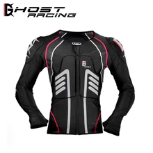 Ghost racing jaqueta masculina de corpo inteiro, equipamento de proteção macia para motocicleta, motocross, peito e ombro, de proteção