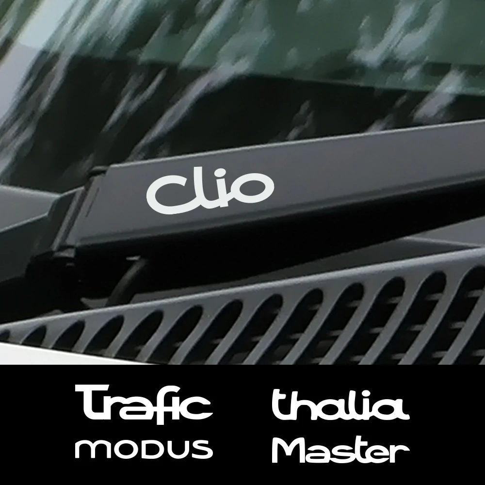 Car Window Wiper Stickers For Renault Clio Alaskan Espace Kangoo Kwid Latitude Master Modus Symbol Talisman Thalia Trafic Twingo |