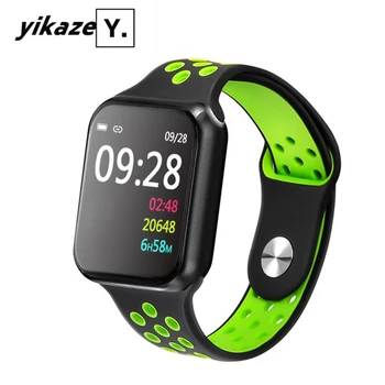 

F9 Sport Smart Watch Men Square IP67 Fitne Tracker Heart Rate Passometer Waterproof Standby Heart Rate Blood Pressure Smartwatch
