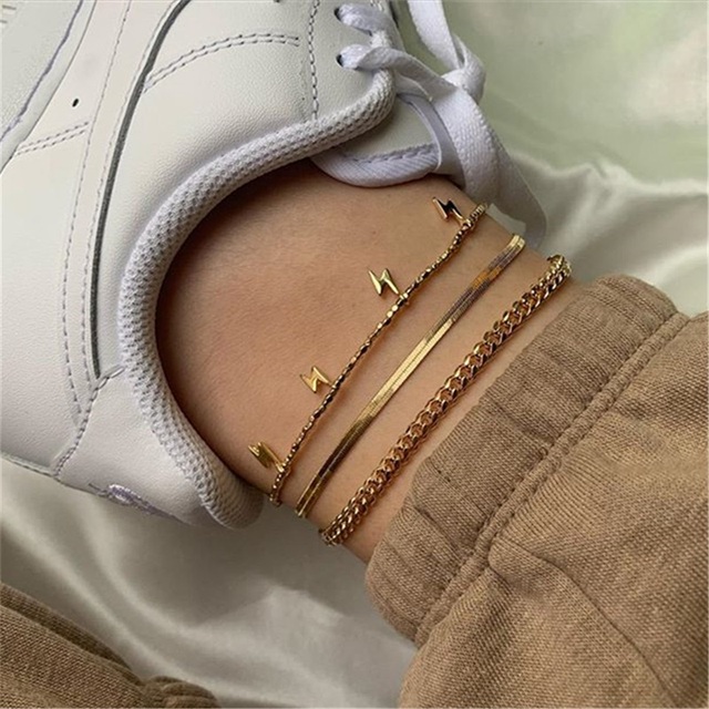 Anklets for Women Foot Accessorie Summer Beach Barefoot Sandals Bracelet Ankle on the Leg Female Ankle Gifts for Women