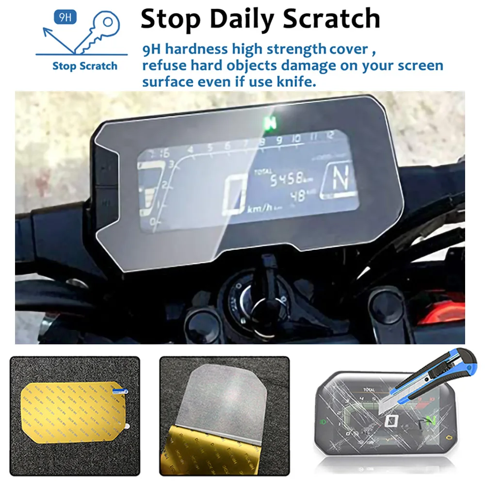 Motorcycle Screen Protector Cluster Scratch Protection Film For Honda CB125 CB125R CB150 CB250R CB300R CB 125 R