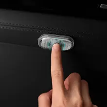 Car Interior LED Sensor Light, Mini USB Charging Car Light for Door Foot Trunk Storage Box, Car Highlight Decoration Lamp