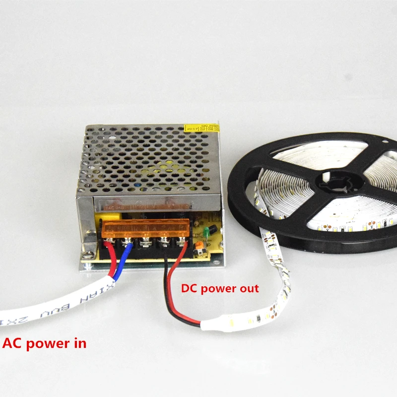 Импульсный источник питания 110 В/220 В до 5 в 12 В 24 в 48 в Светодиодный источник питания CCTV/Светодиодная лента AC в DC источник питания адаптер