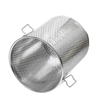 

304 Stainless Steel Seasoning Bag Gravy Soup Taste Spice Box Basket Brine Hot Pot Slag Separation Mesh Colander Strainers