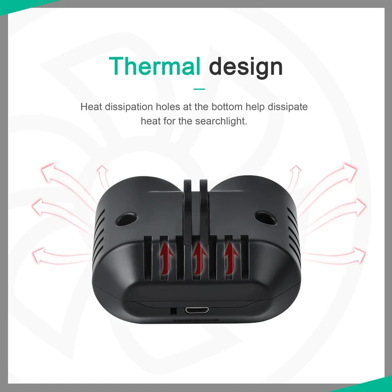 design Heat dissipation holes at the bottom help disperse heat for the search